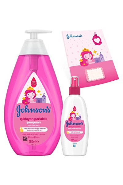 Johnson's Işıldayan Parlaklık 750 ml Şampuan + Işıldayan Parlaklık 200 ml Sprey + Defter Hediyeli