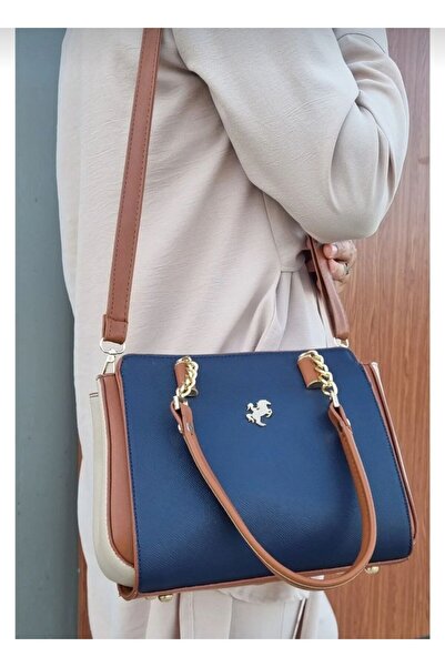 çantamgelsin Original Miami Polo Women's 4-Section Hand and Shoulder Bag