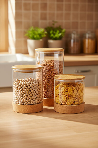 Bambum Corki 3-Piece Storage Container Set