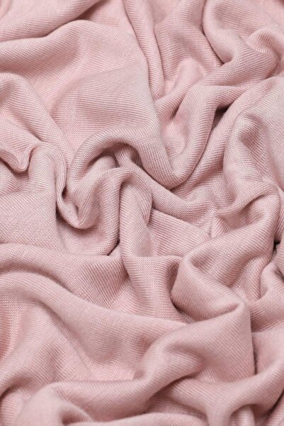FİVE Powder Pink Combed Cotton Shawl