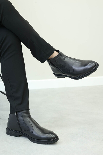 FAST STEP Мъжки класически ботуши от естествена кожа 711KMA218