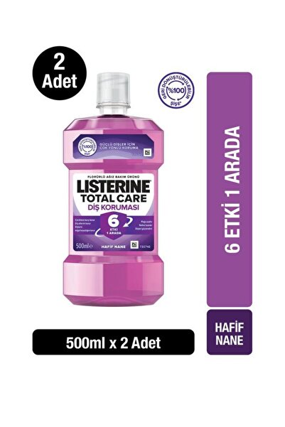 Listerine Total Care Ağız Bakım Suyu 500 ml x 2