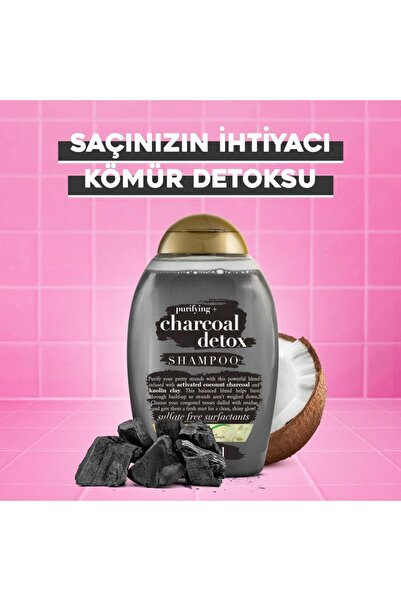OGX Arındırıcı Kömür Detoksu Sülfatsız Şampuan 385 ml