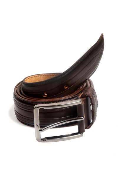 FAST STEP Genuine Leather Men's Leather Belt 779Kaf134-49