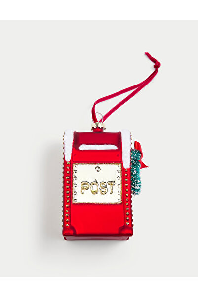 Marks & Spencer Kırmızı Posta Kutusu Yılbaşı Süsü