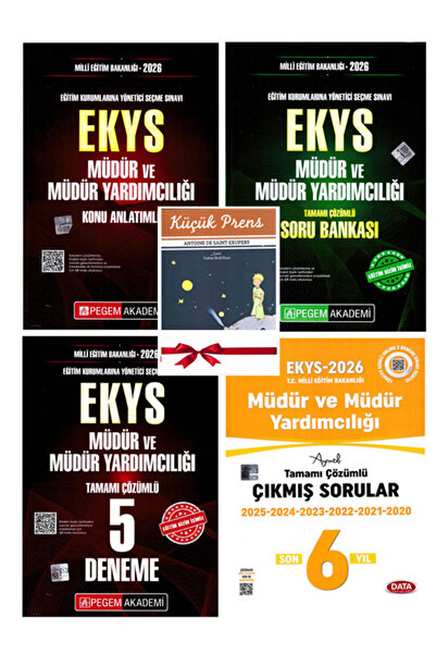 Pegem Akademi Yayıncılık 2026 MEB EKYS Müdür ve Müdür Yardımcılığı Tam Kapsam...
