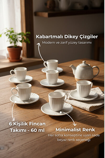 Bambum Karizma 6-Person Coffee Cup Set