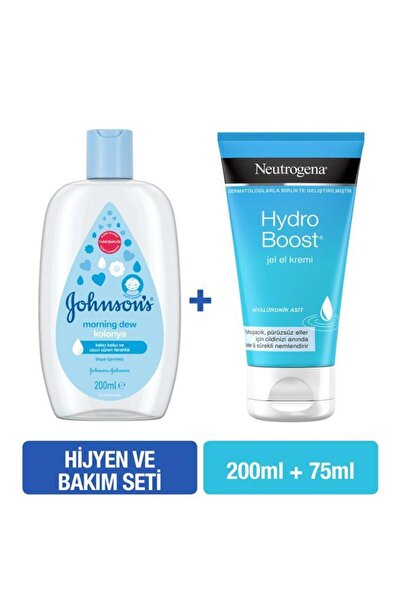 Johnson's Morning Dew Bebek Kolonyası 200ml + Neutrogena HB El Kremi 75ml