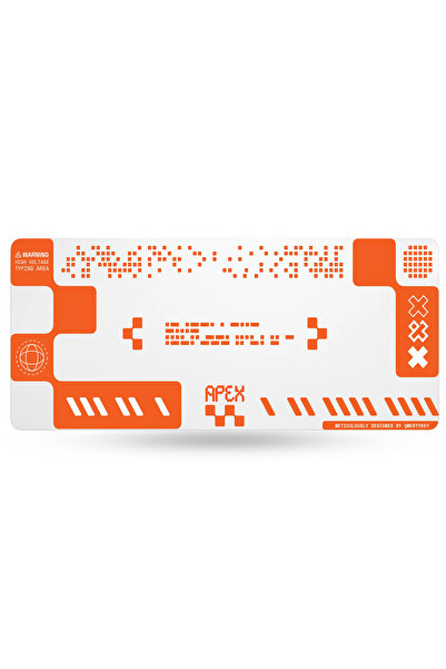 QwertyKey Deskmat Mousepad Apex 4mm margini cusute