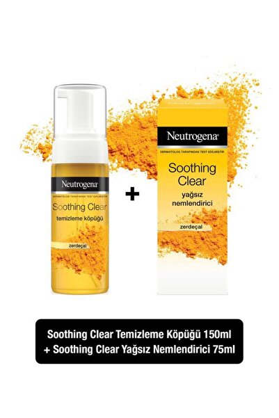 Neutrogena Soothing Clear Köpük 150 ml+Nemlendirici 75 ml