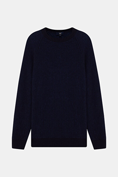 W Collection DARK BLUE KNITWEAR SWEATER