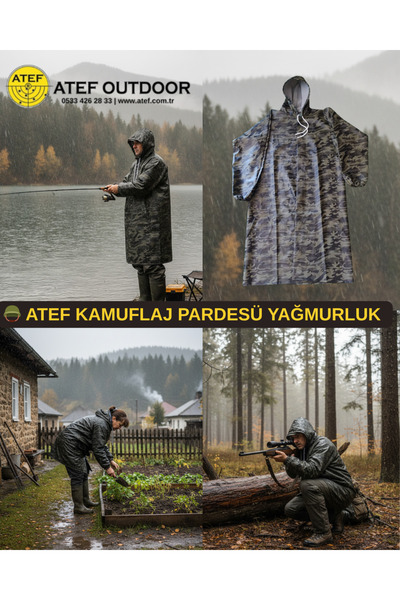 atefoutdoor Yağmurluk pardesü