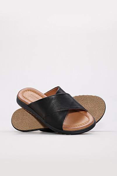 FAST STEP Papuci de damă din piele naturală - design simplu 657ZA2444