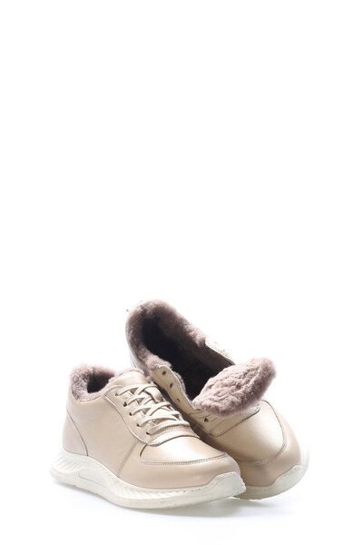 FAST STEP Hakiki Deri Kürklü Kadın Casual Ayakkabı 583KZA2502