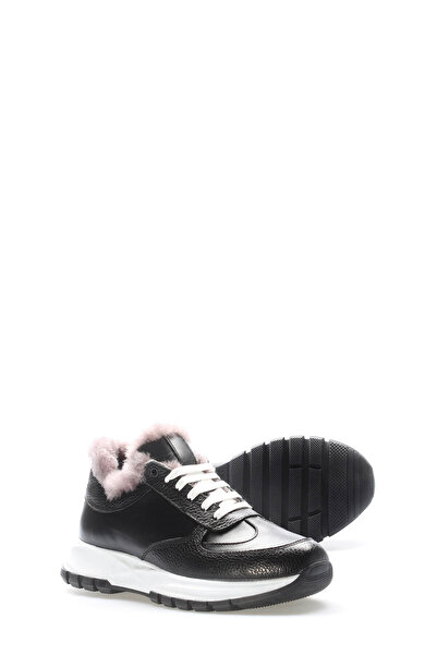 FAST STEP Hakiki Deri Kürklü Kadın Casual Ayakkabı 197KZAA04