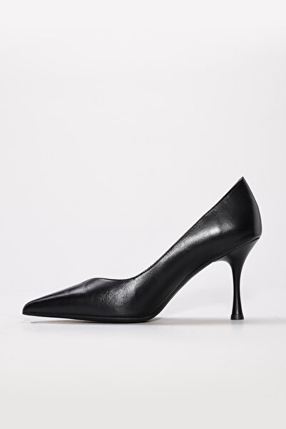 FAST STEP Hakiki Deri Kadın İnce Topuk Ayakkabı 019ZA24-485