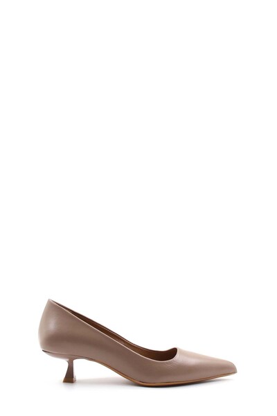 FAST STEP Women's Short Heeled Genuine Leather Shoes - 019ZA22-004