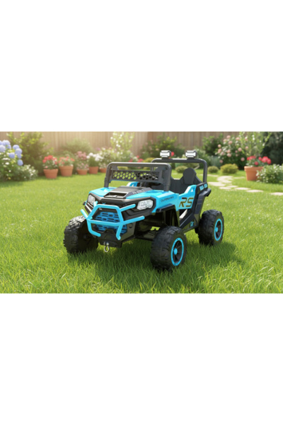 Family Center Kids Electric Ride-On Car 6V Dual 380 Motors with Bluetooth, R/C & Front/Rear Swing 10-2501B