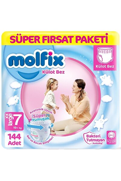 Molfix Külot Bebek Bezi 7 Beden Süper Fırsat Paketi 36x4 144 Adet