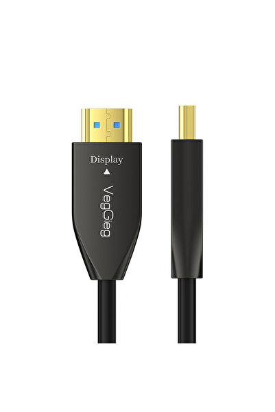 Veggieg 8K/60Hz 4K/120Hz 48Gbps HDR ARC HDCP Fiber Optik HDMI 2.1 Kablo 60 Metre