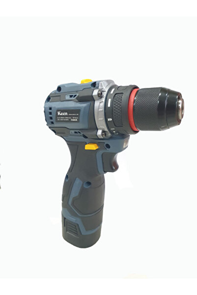 Keen cordless drill, 2 batteries, 16.8V, metal head