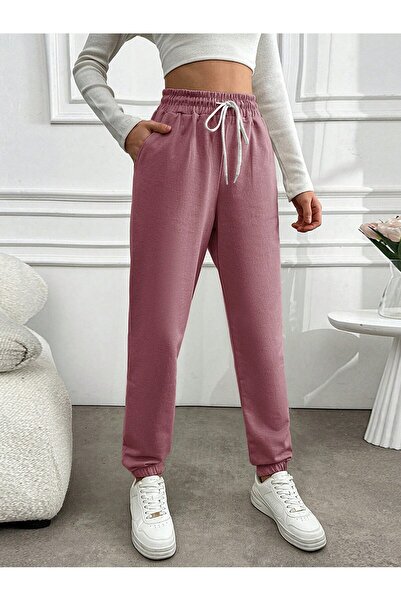 Miyalon Γυναικείο φούτερ Jogger Elastic Leg σε γκρι χρώμα