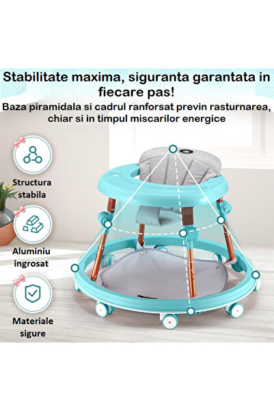 indiggo Multifunctional Baby Walker 3in1 VibeZilla® High Chair and Jumper