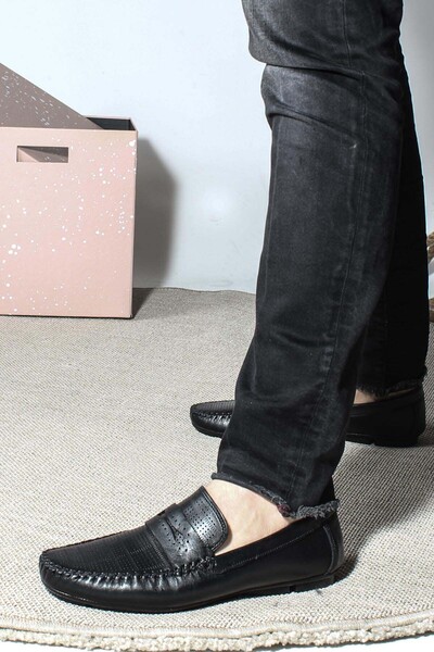 FAST STEP Чоловічі лофери з натуральної шкіри 858MA411