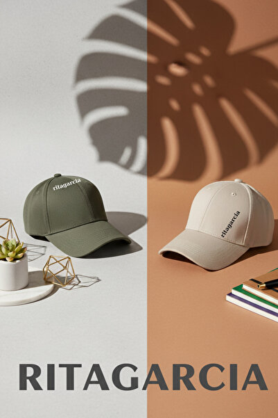 Ritagarcia Унісекс Регульована спортивна кепка хакі-камінь Basic, набір з 2 штук