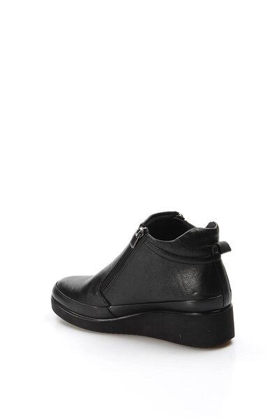 FAST STEP Hakiki Deri Kadın Kalın Taban Bot 863SZA356