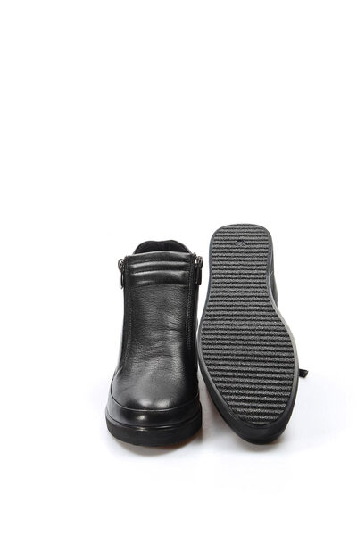 FAST STEP Hakiki Deri Kadın Kalın Taban Bot 863SZA356