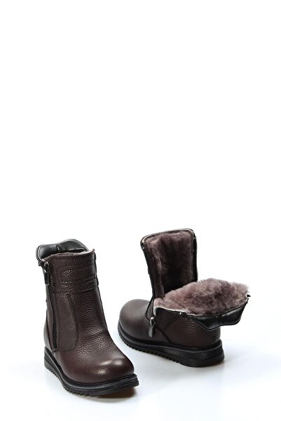 FAST STEP Hakiki Deri Kürklü Unisex Çocuk Klasik Bot 770KPA202