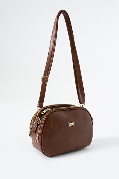 Sanmorris حقيبة كروس وحقيبة كتف نسائية من الجلد الصناعي مكونة من 4 أقسام قابلة للتعديل من GLC 1435