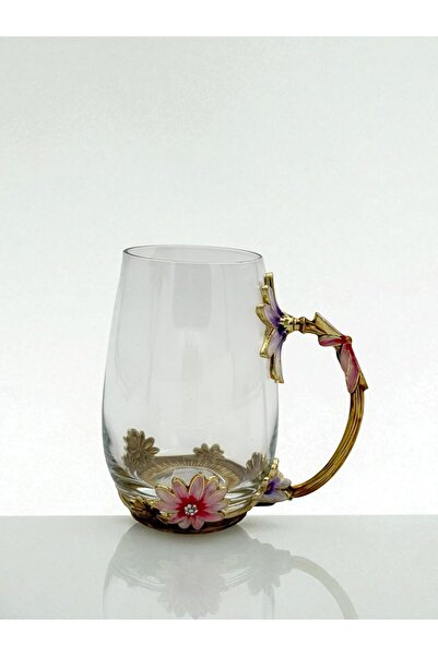 B&D Decorative Glass Mug