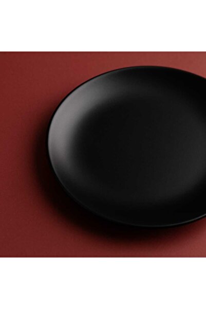 Joie Maison Noir Seramik Servis Tabağı Siyah (26 cm)