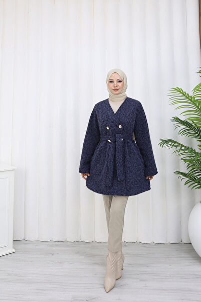 sorisso Cardigan din pâslă cu nasturi