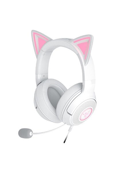 RAZER Kraken Kitty V2 Wired Gaming Headset, White