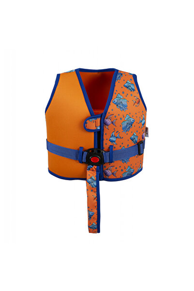 BabyCosy Vesta reglabila pentru inot pentru copii 1-5 ani, BabyJem, Portocaliu