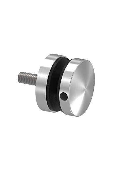 EmaConstruct Conector lateral pentru sticlă din oțel inoxidabil E47, Ø50 mm, ...