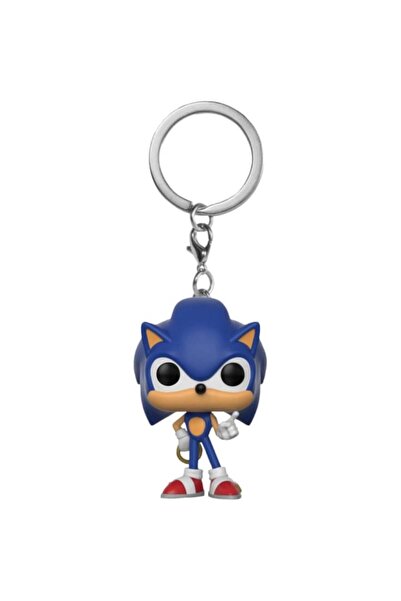 Funko Keychain - Sonic the Hedgehog - Sonic with Ring, Plastic/Metal