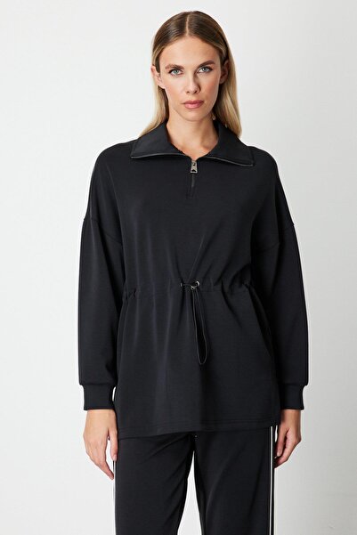 KATREGİYİM On Fashion Zippered Collar Oy S Ho Sweat