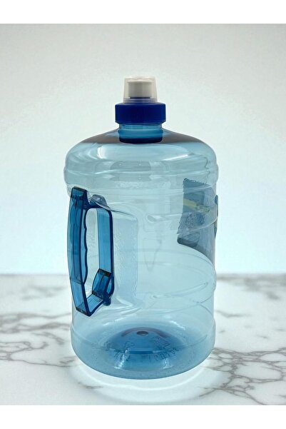 Bnd زجاجة مياه رياضية سعة 2 لتر مع غطاء قابل للسحب - أزرق