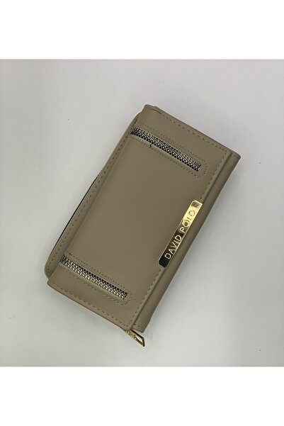 PurpleART Women's Zipper Detailed Polo Emblem Large Horizontal Wallet 10X17X5Cm