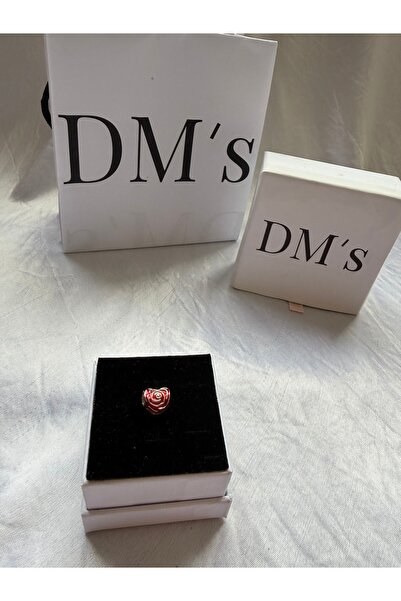 DM’s Silver Gül Kalp Gümüş Charm’ı