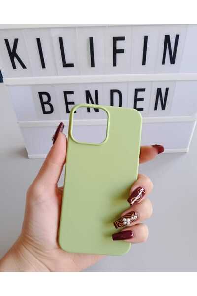 kılıfınbenden غطاء سيليكون داخلي مخملي لهاتف آيفون 13 برو ماكس