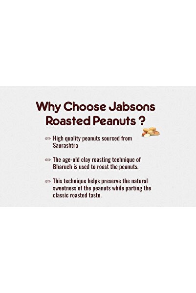 Jabsons Tandoori Roasted Peanuts, Indian Spiced, 140g