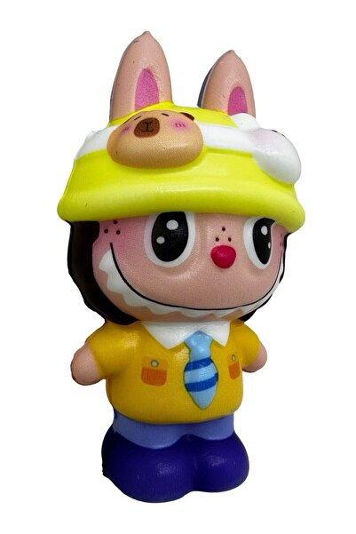JPT Labubu Squishy 9cm - Jucărie colorată pentru ameliorarea stresului