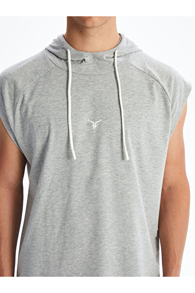 LC Waikiki New Season Hooded Men's Tank Top Sleeveless T-Shirt