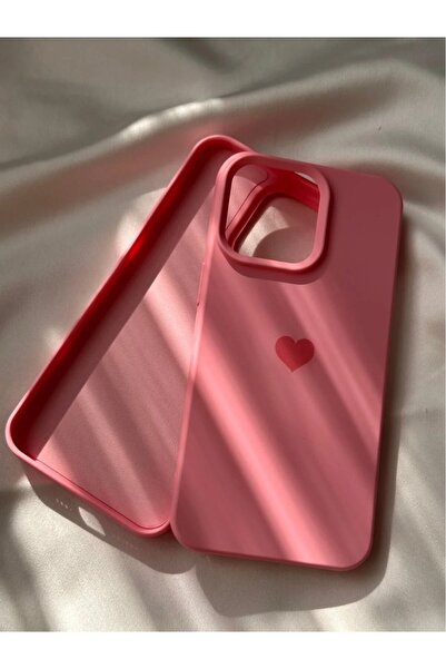 AtölyeEvi جراب هاتف فاخر مقاوم للبقع بشعار قلب متوافق مع آيفون 13/14