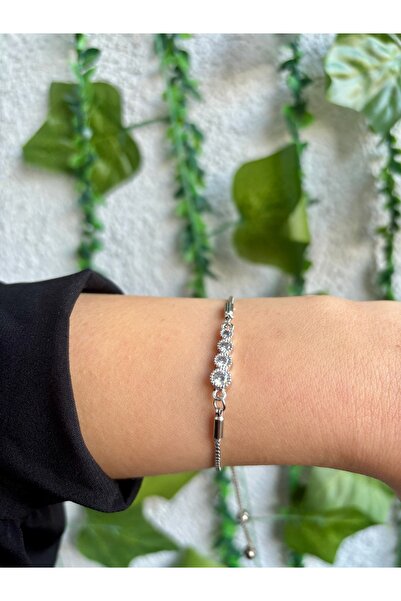 Eylülün Takısı Silver Color Sparkle Four-Piece Bracelet
